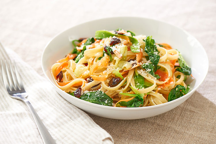 Sweet and Spicy Fettuccine